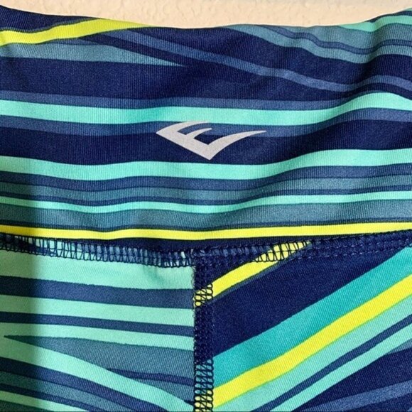 Everlast Striped Neon Workout Leggings Women’s Size Medium - Picture 7 of 8